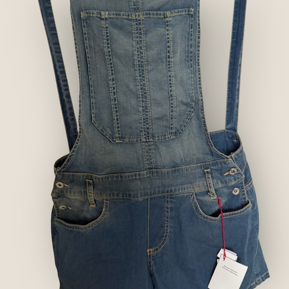 Fiorucci | Short Denim Overalls | Size 26 | NWT - Picture 5 of 9